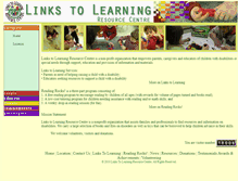 Tablet Screenshot of linkstolearning.ca